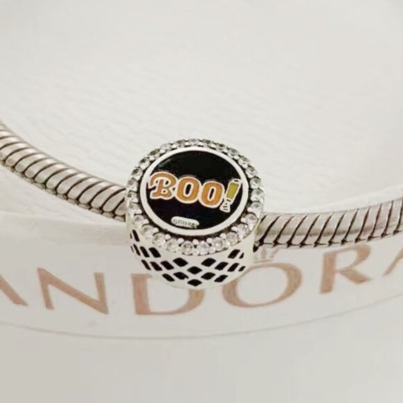 Pandora Disney Pumpkin Mickey Boo!Halloween limited Charm for Bracelet - Picture 3 of 3